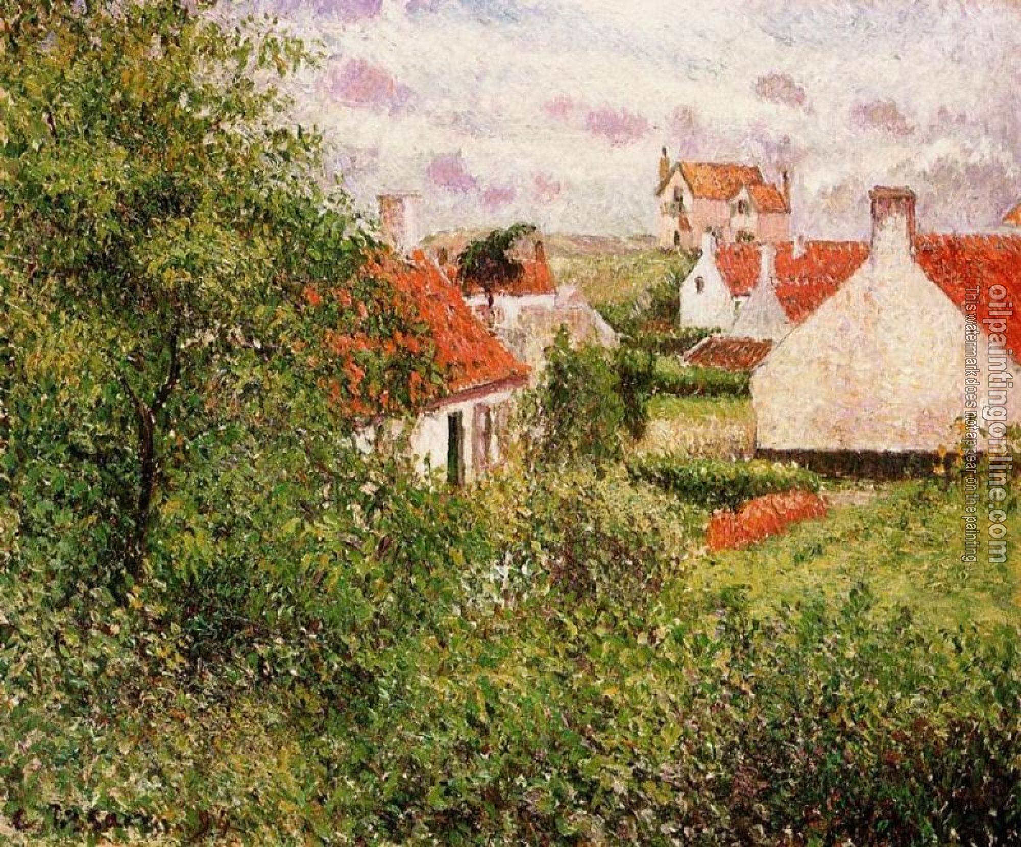 Pissarro, Camille - Houses at Knocke, Belgium